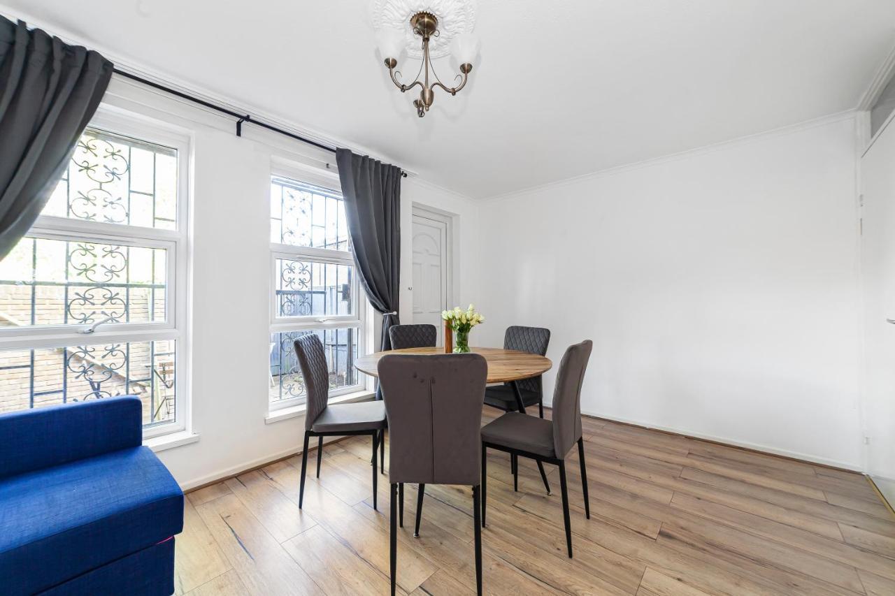 Arte Stays - 3-Bedroom Bright House London, Haggerston, Garden, Parking, 8 Min Walk To Haggerston Station, Weekly Or Monthly Stays, Serviced Accommodation - 7 Guests Buitenkant foto