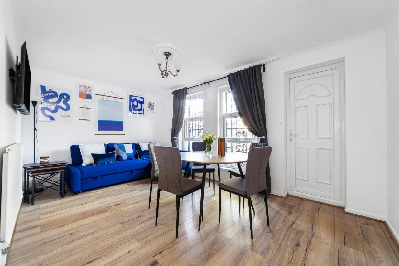 Arte Stays - 3-Bedroom Bright House London, Haggerston, Garden, Parking, 8 Min Walk To Haggerston Station, Weekly Or Monthly Stays, Serviced Accommodation - 7 Guests Buitenkant foto